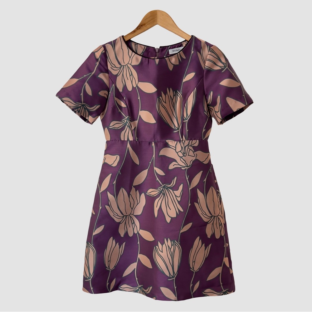 Max &Co Floral Print Short Sleeve Dress US2 ($300)